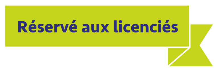 Réservé aux licenciés