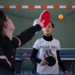 Tennis de table - Regard rivé sur l'action de son adversaire